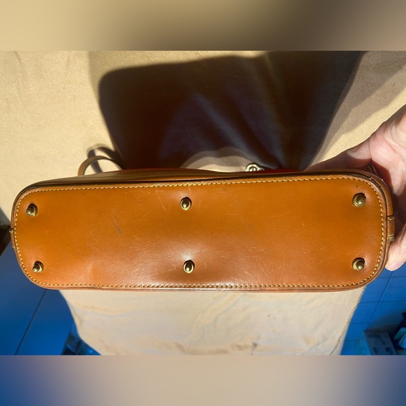 Dooney and Bourke Large Hobo - Red with British Tan - Picture 6 of 11